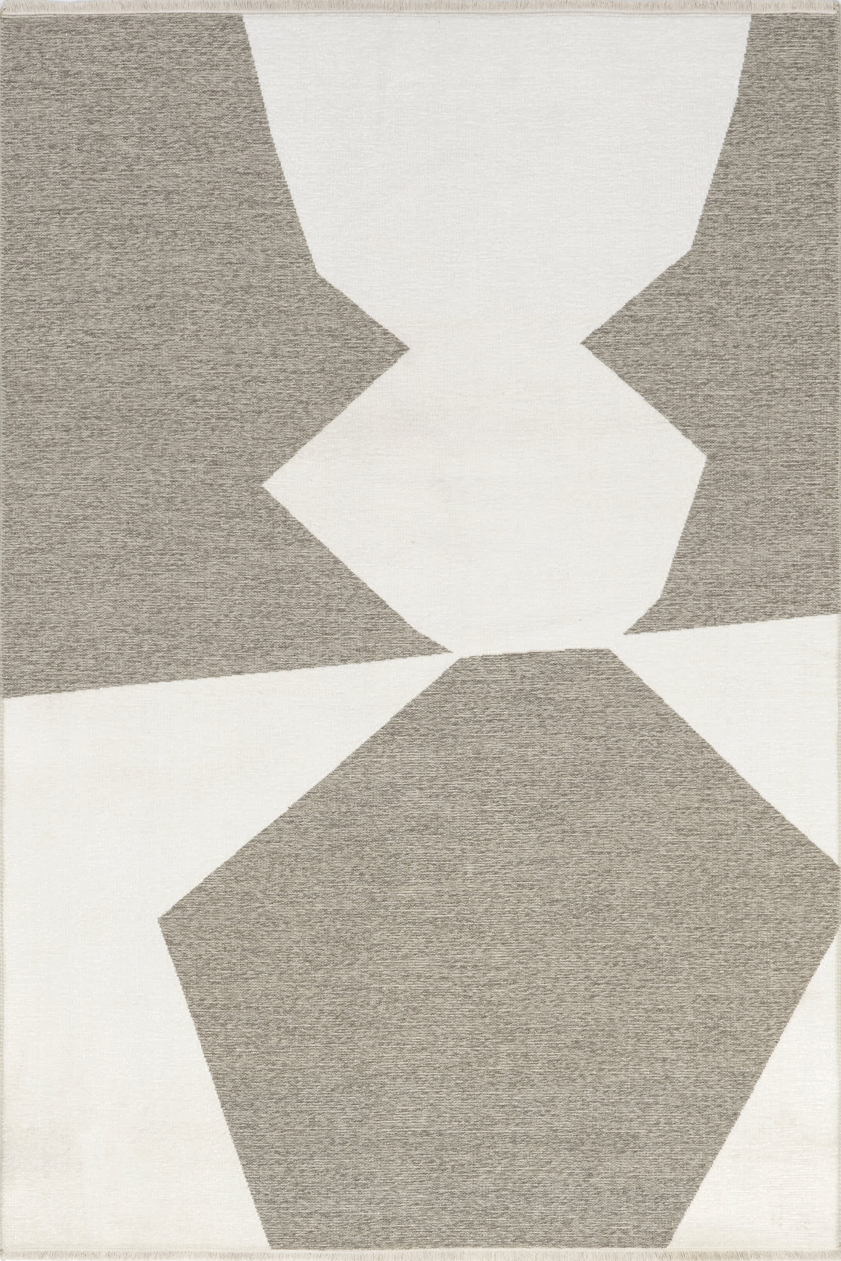 Evi Geometric Reversible Washable Rug | Beige