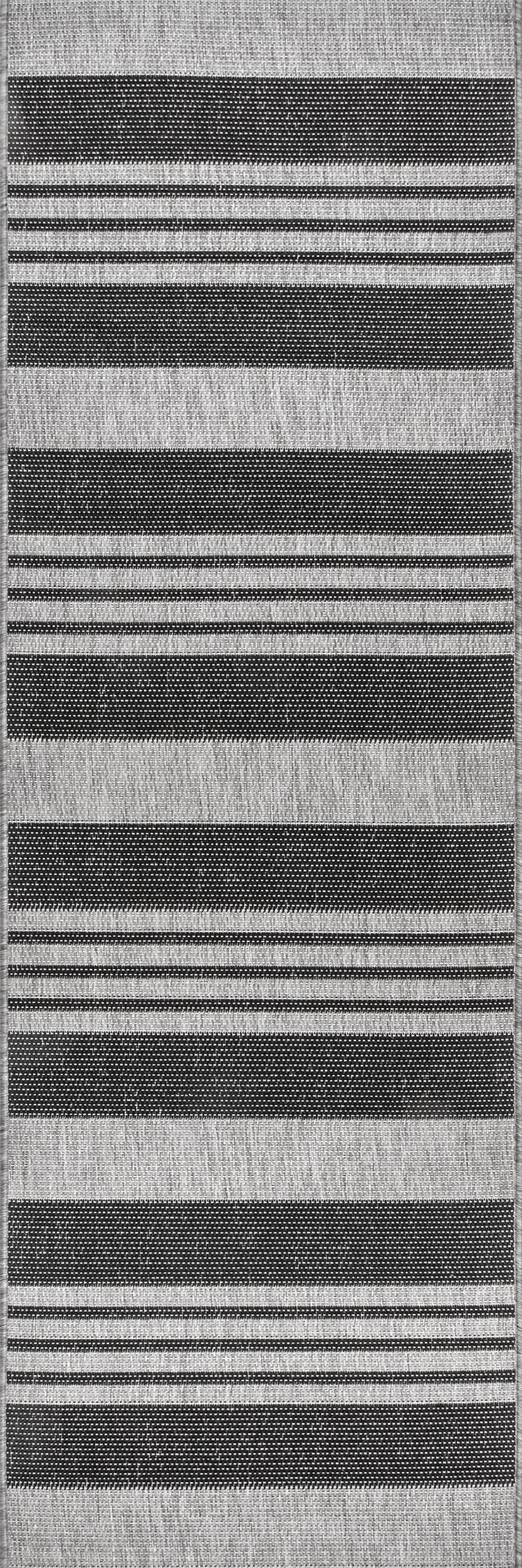 Regency Stripes Indoor/Outdoor Rug | Grey