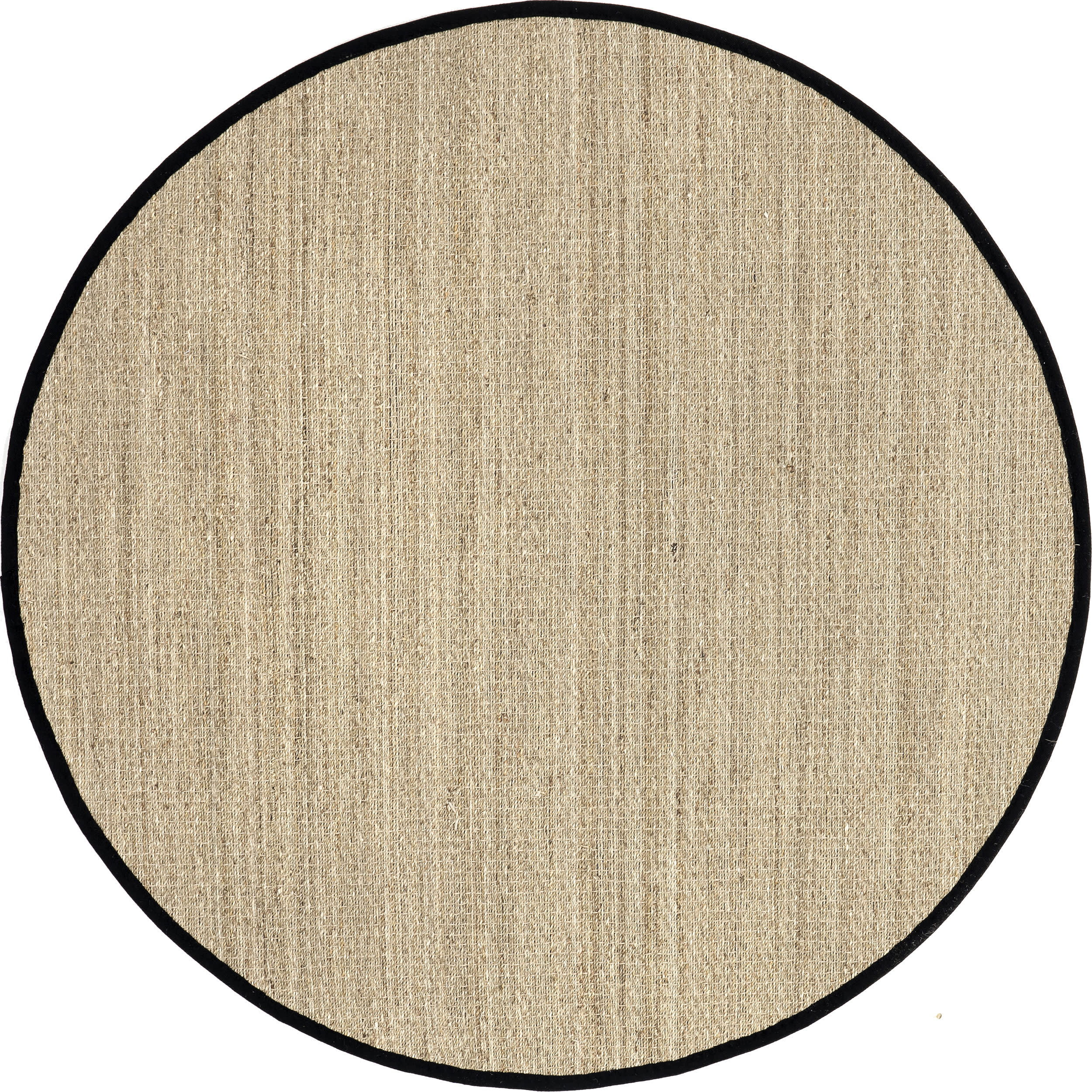 Seagrass with Border Rug | Black