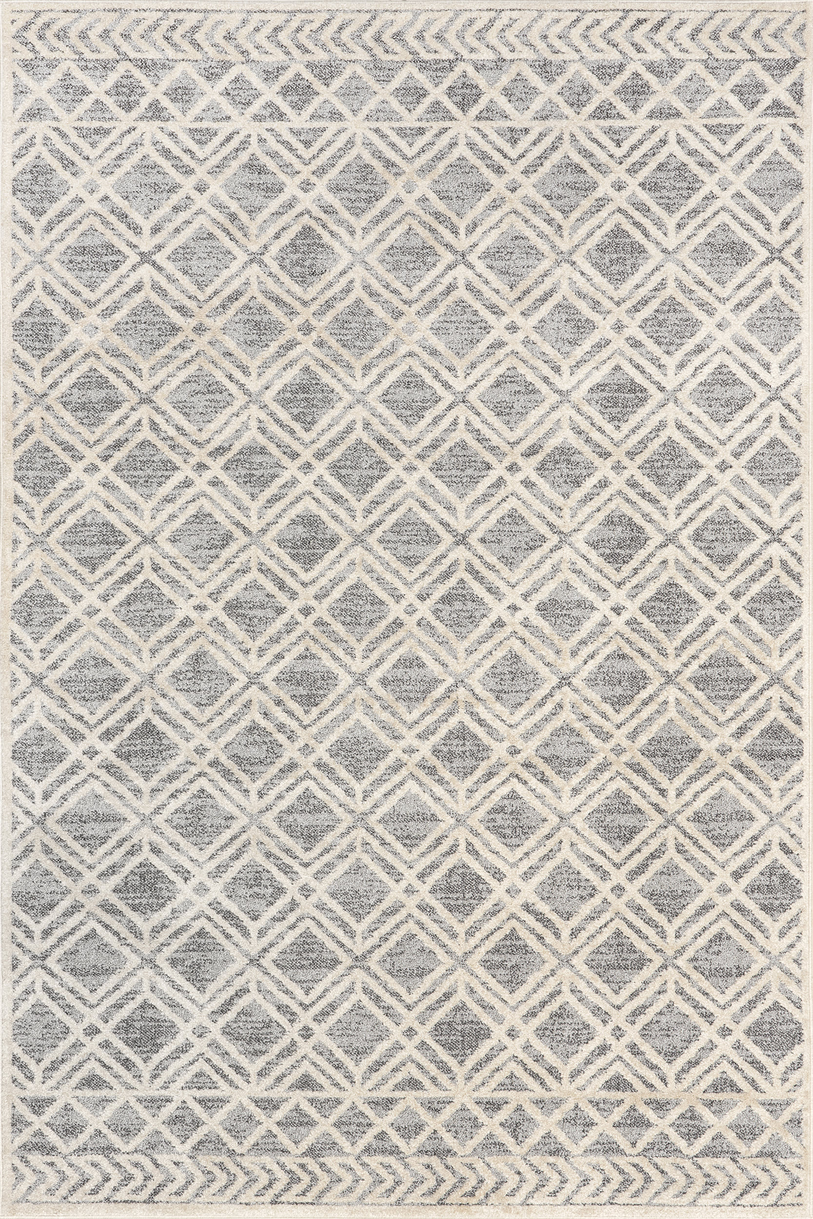 Evalina Moroccan Trellis Rug | Grey