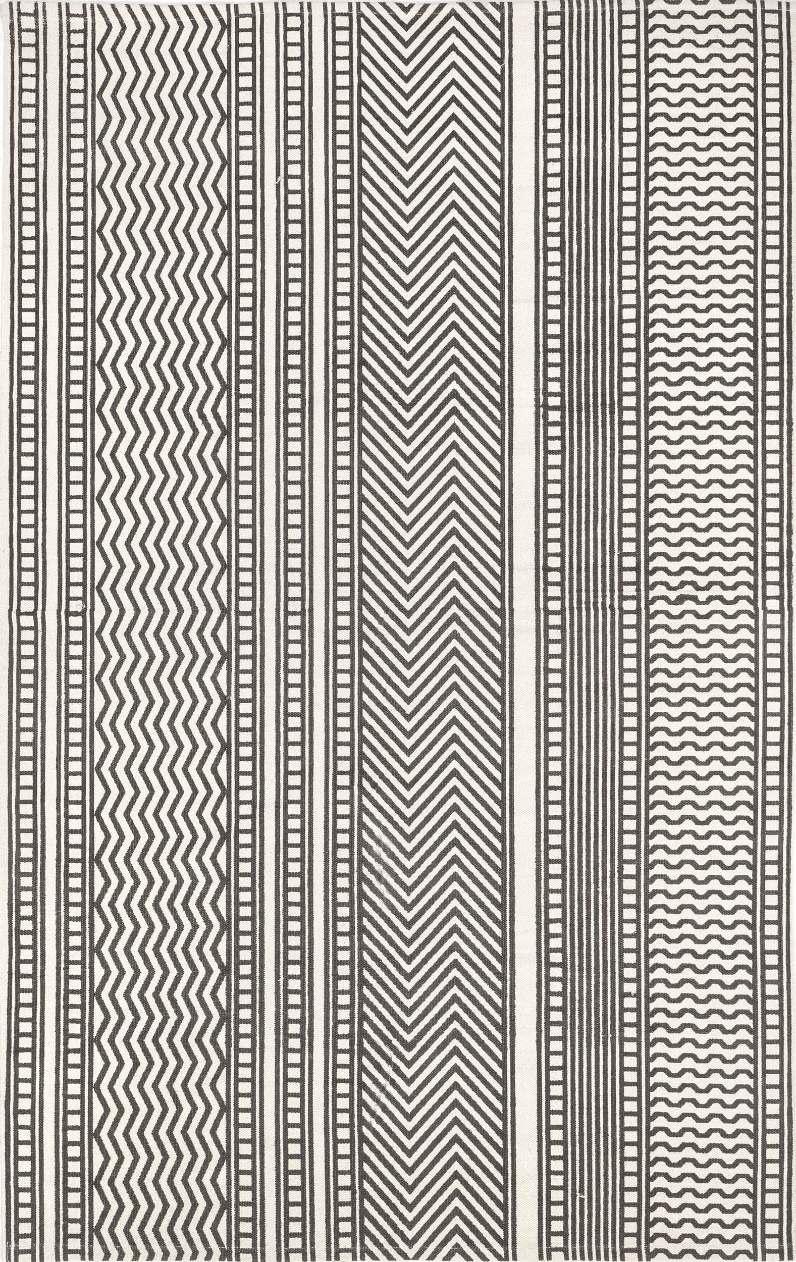 Myrtle Striped Rug | Brown