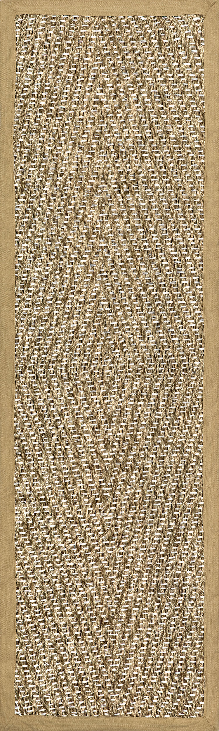 Zondra Diamond Seagrass Rug | Beige