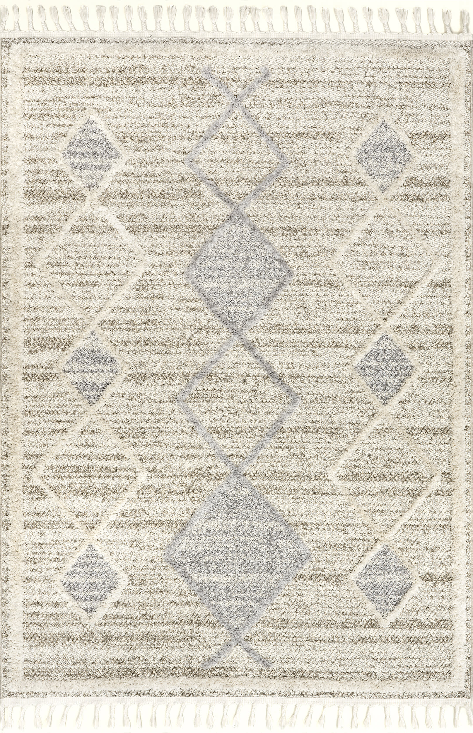 Kelsey Moroccan Raised Rug | Beige
