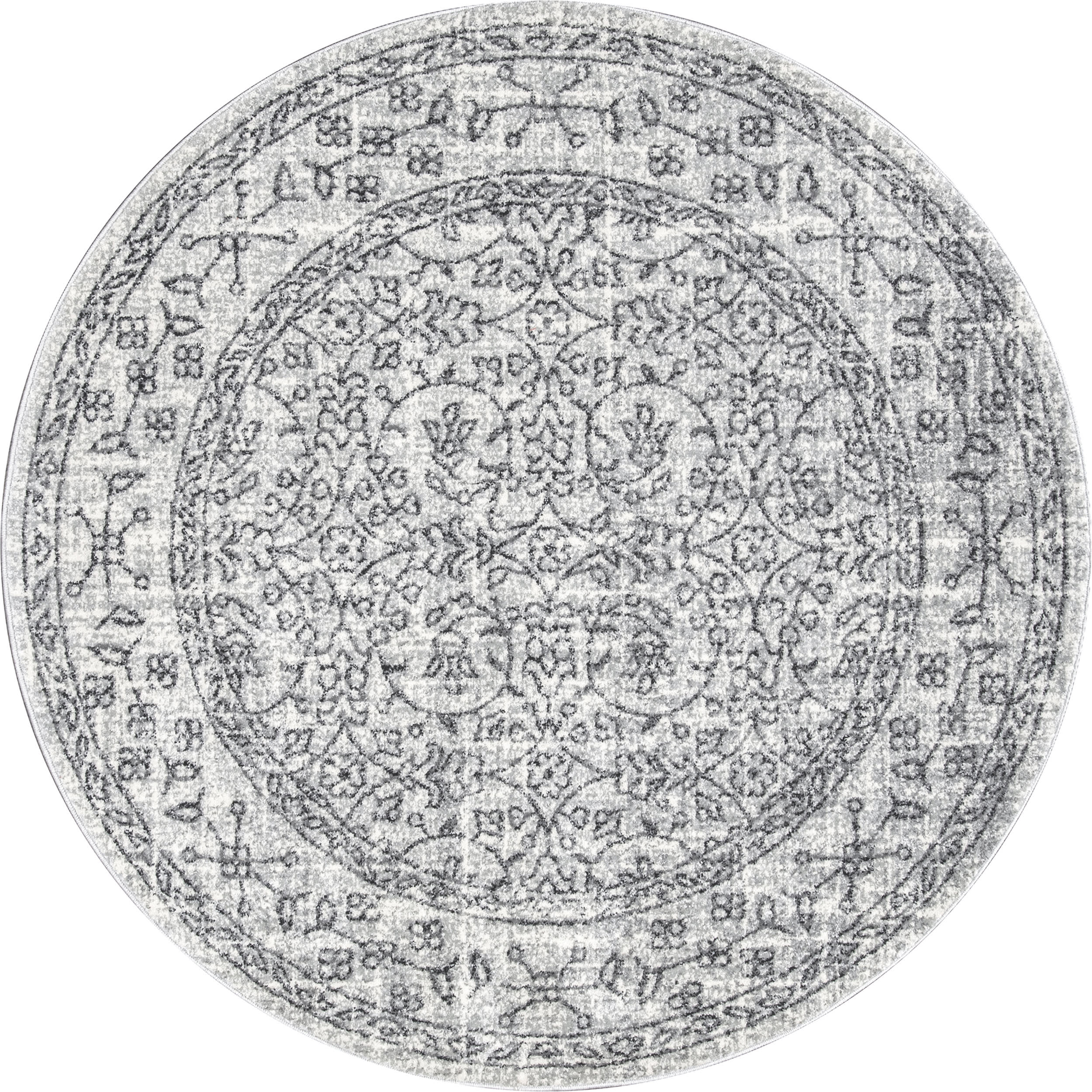 Medieval Tracery Rug | Grey