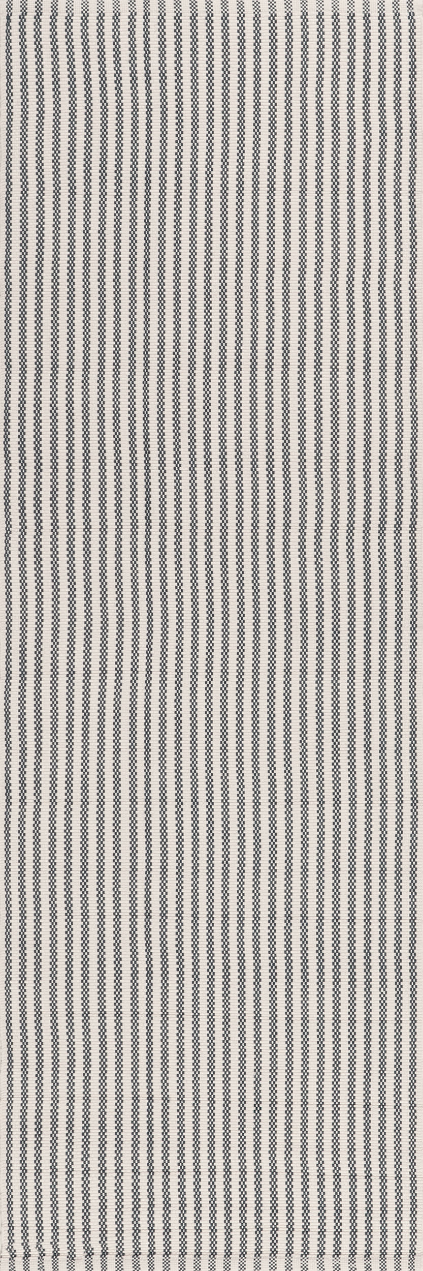 Pinstripe Handwoven Indoor/Outdoor Rug | Blue
