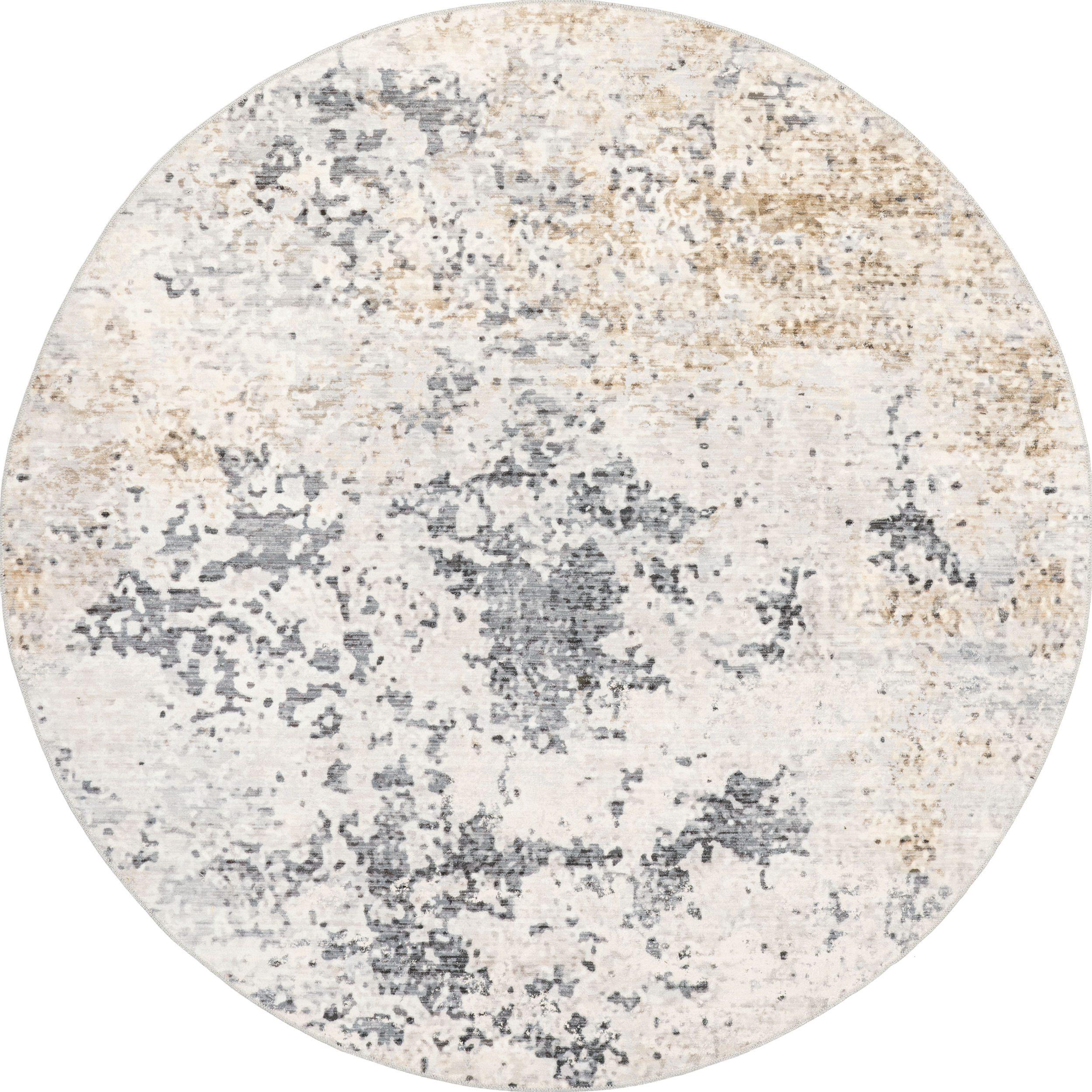 Ruth Washable Splatter Rug | Ivory