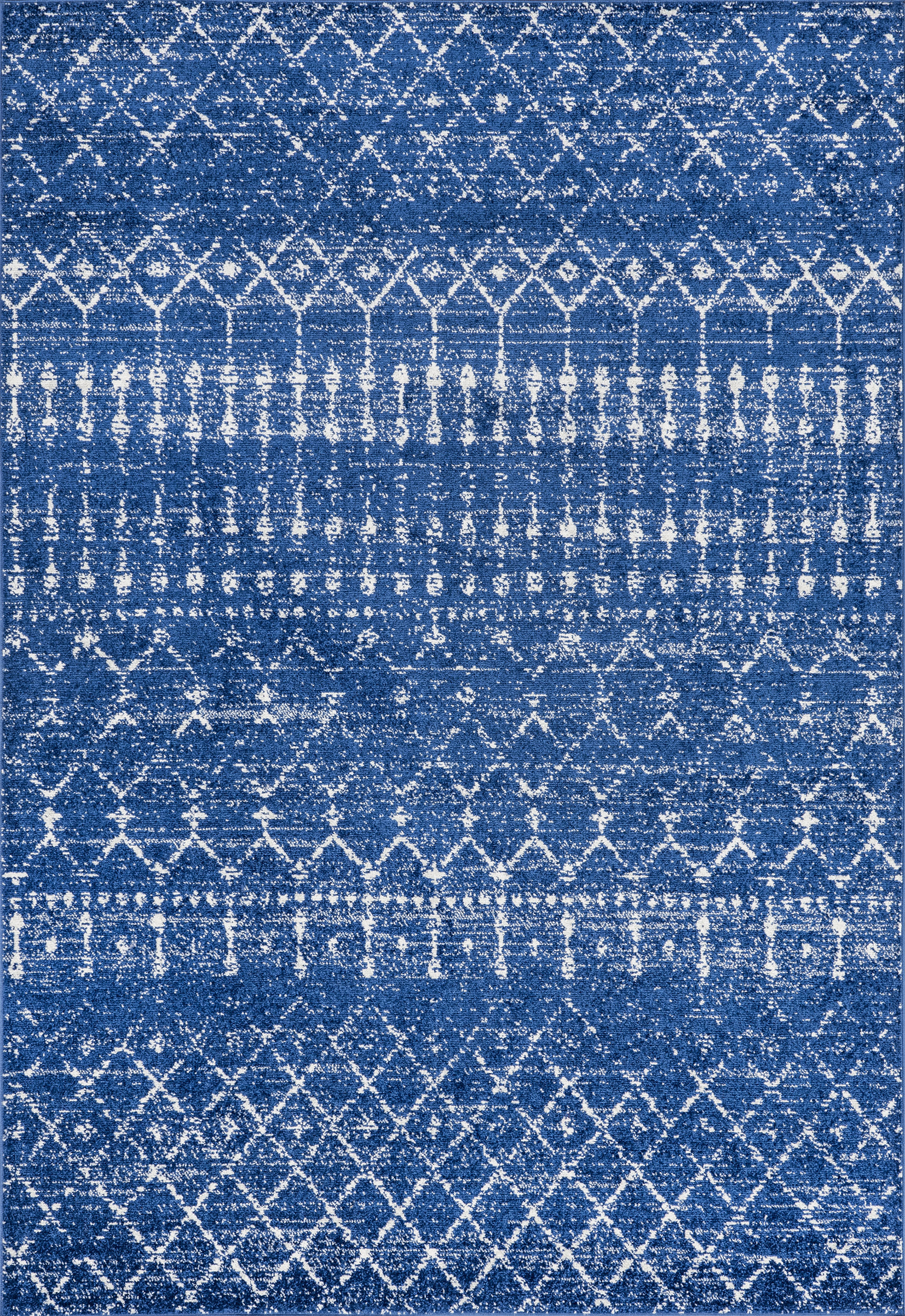 Moroccan Trellis Rug | Blue