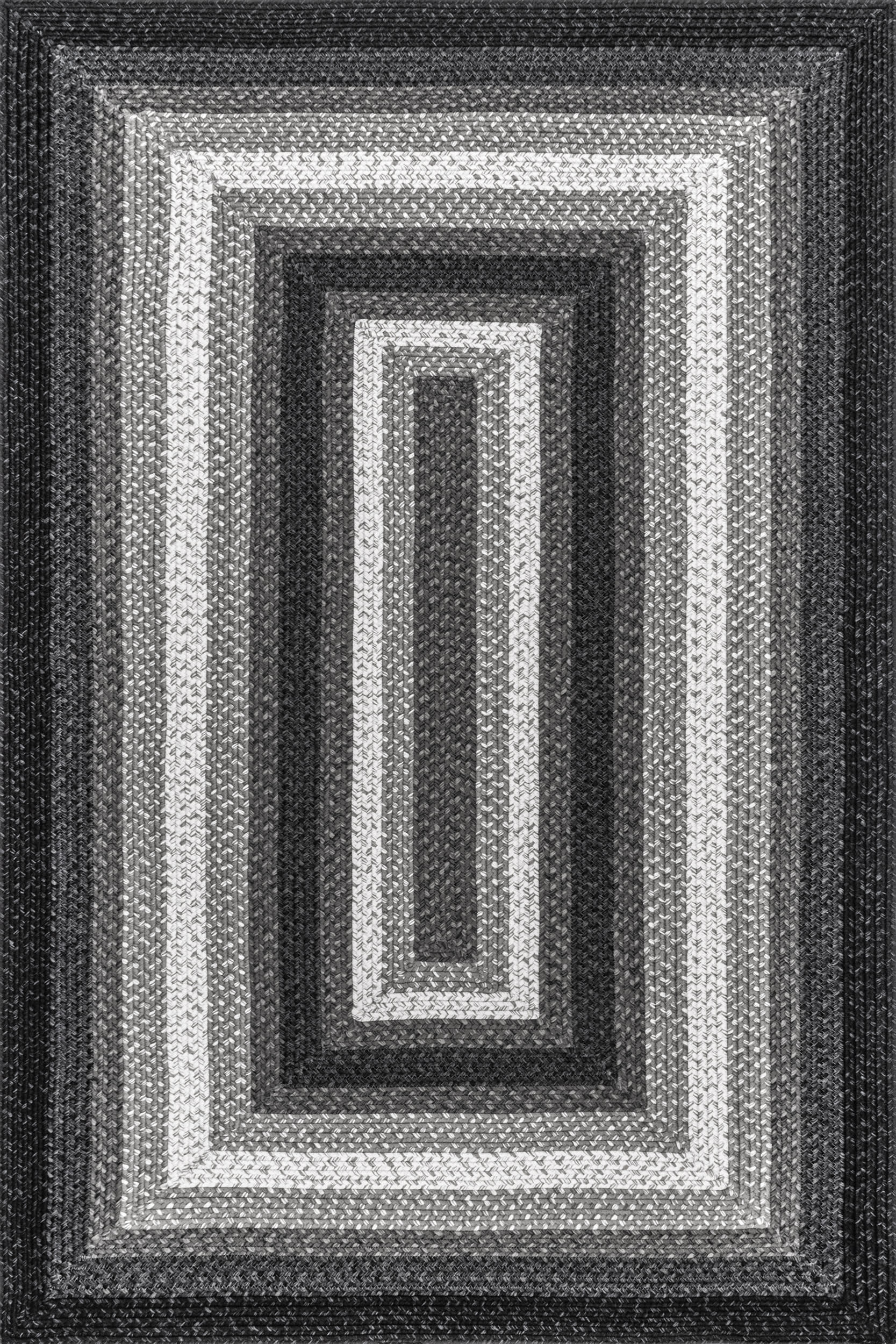 Selena Braided Indoor/Outdoor Rug | Charcoal