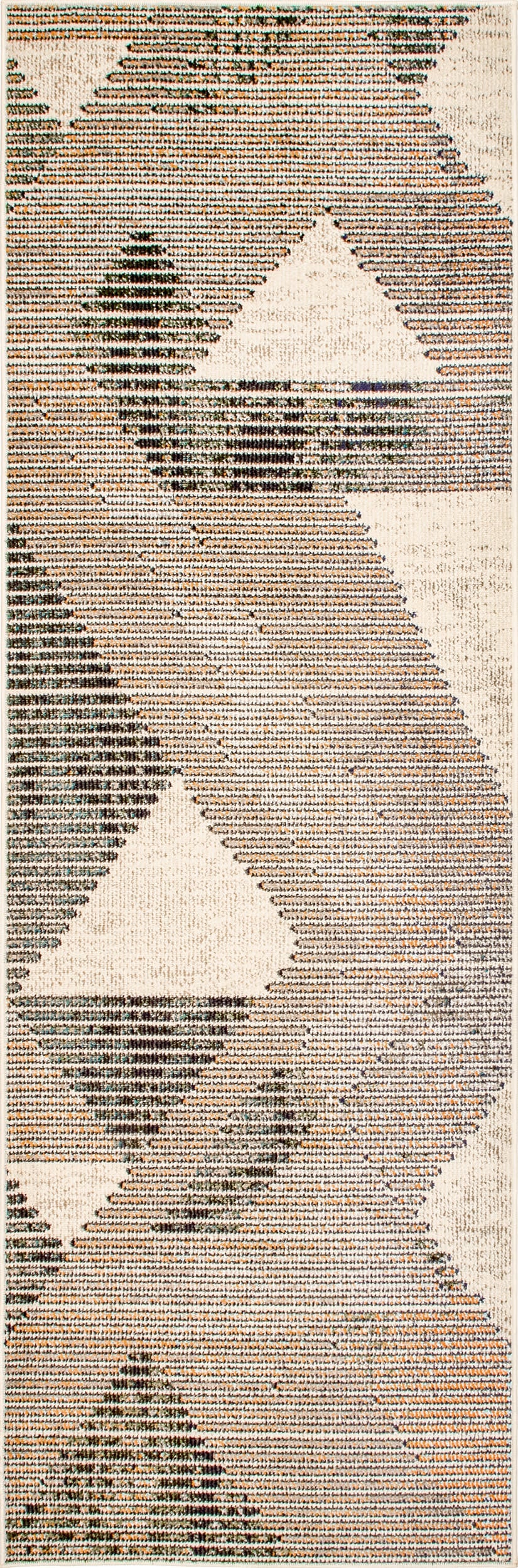 Kira Abstract Striped Rug | Grey
