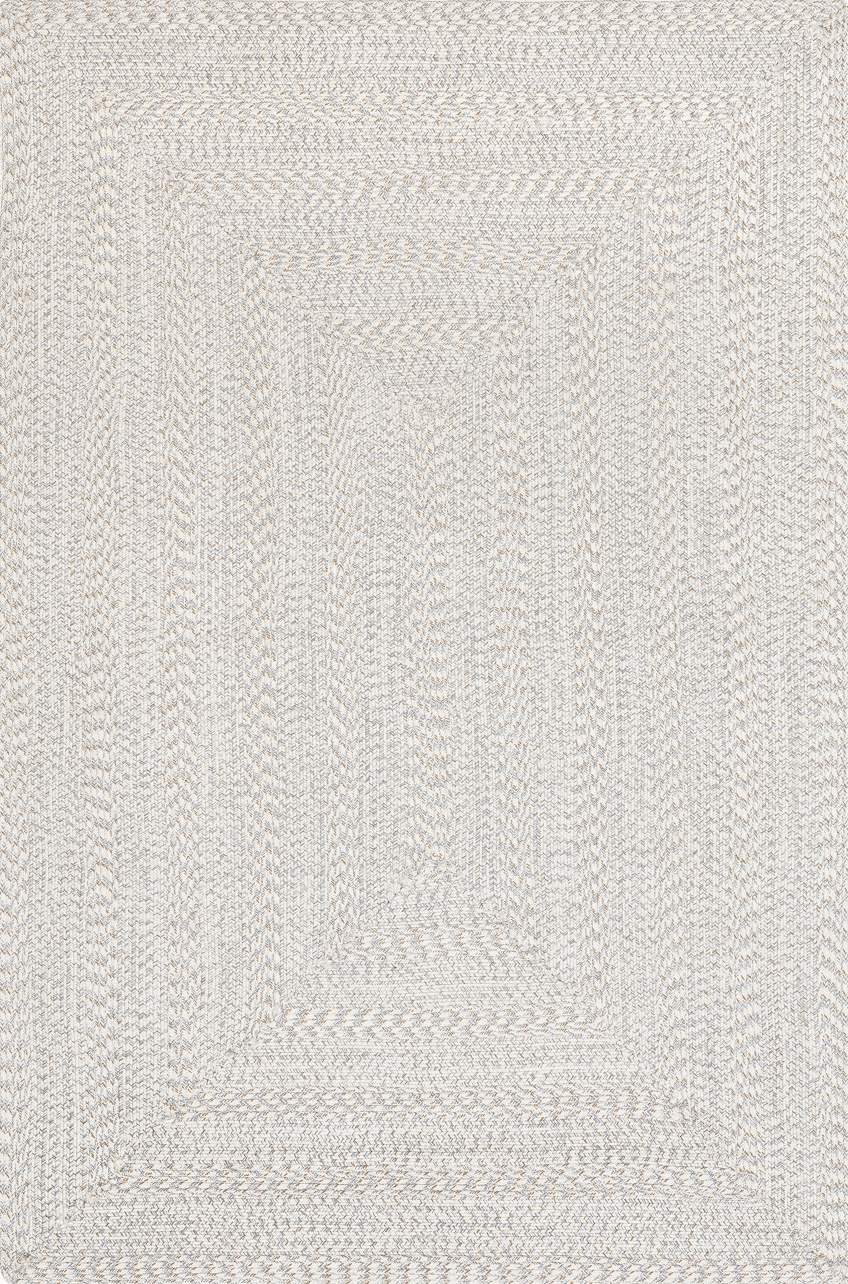 Braided Texture Indoor/Outdoor Rug | Ivory