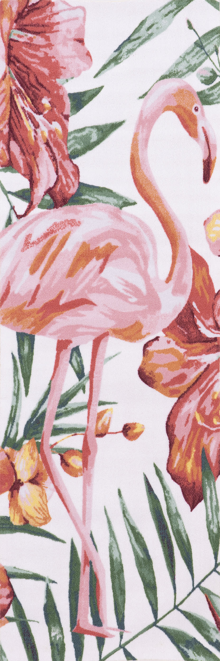 Floral Flamingo Indoor/Outdoor Rug | Multicolor
