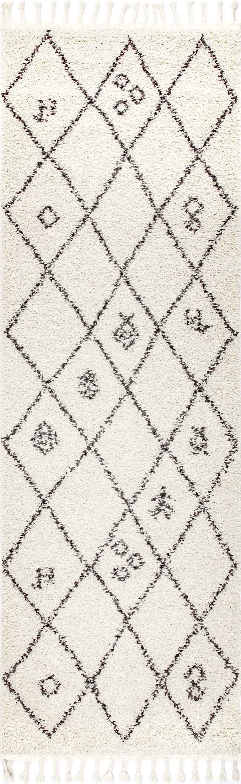 Moroccan Shag Rug | Off White