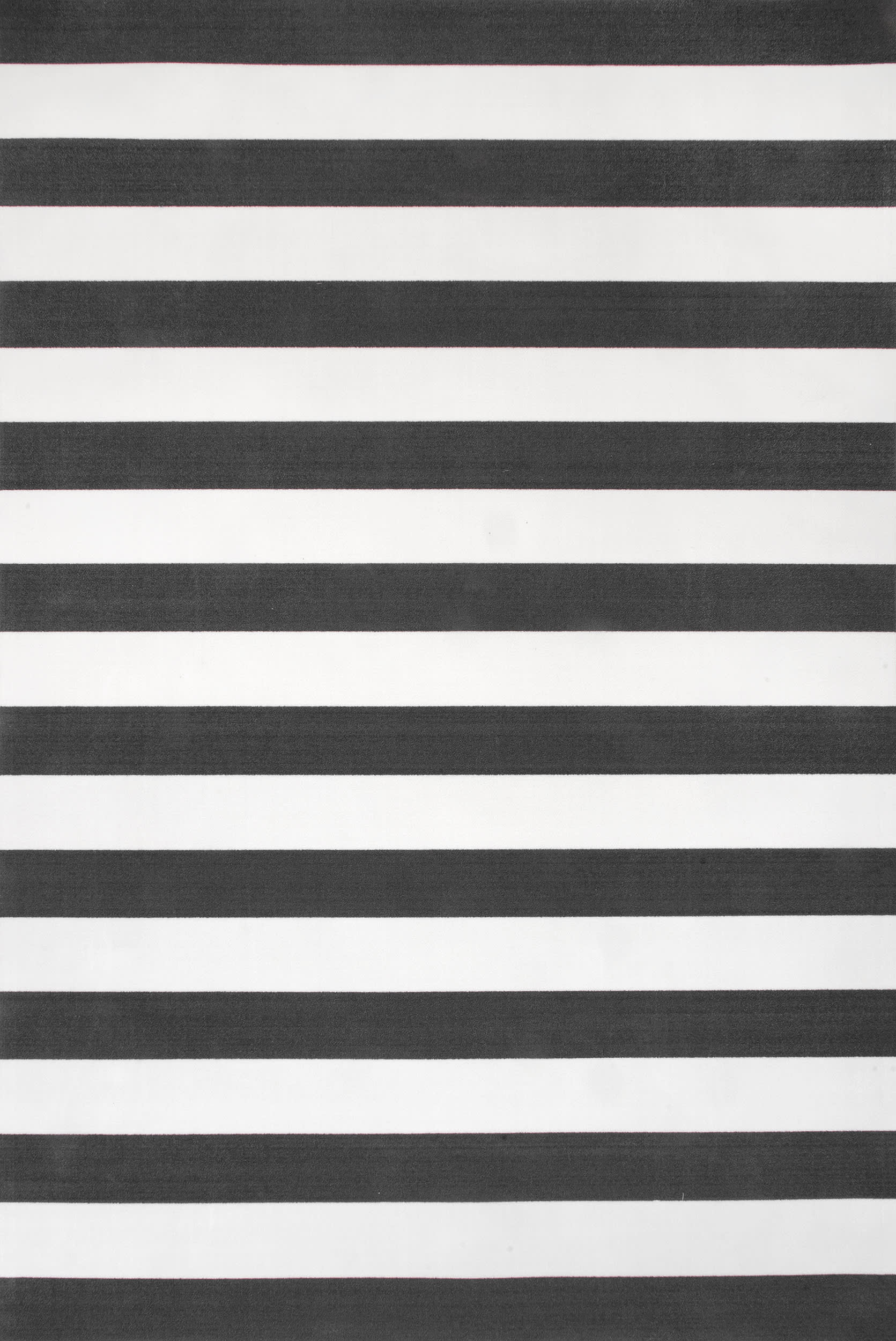Magnolia Striped Indoor/Outdoor Rug | Black